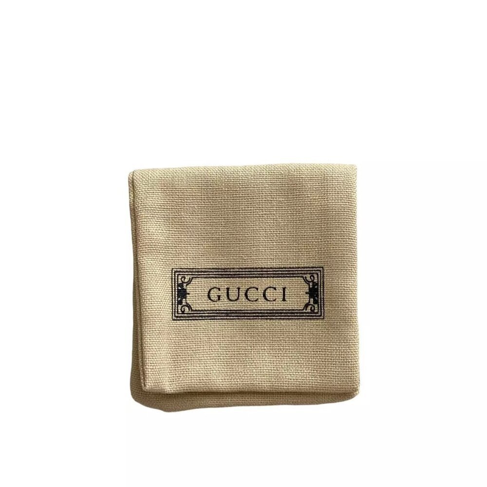 Authentic Gucci G Pendant Necklace Sterling sliver 18" - Picture 7 of 7